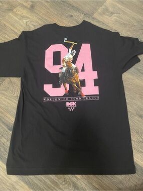 DGK Men's Black '94 Polo Graphic Tee - Pink Accent